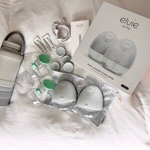Elvie Silent Wearable Breast Pump - White